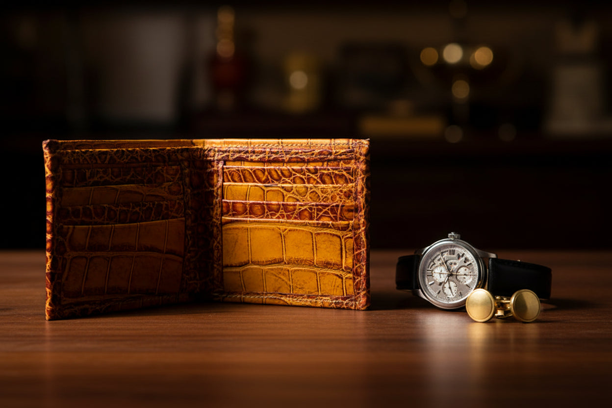 Tortuga “President” Full Alligator Wallet