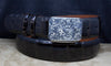 Vogt "Laramie" Engraved Sterling Silver Buckle With Alligator Belt